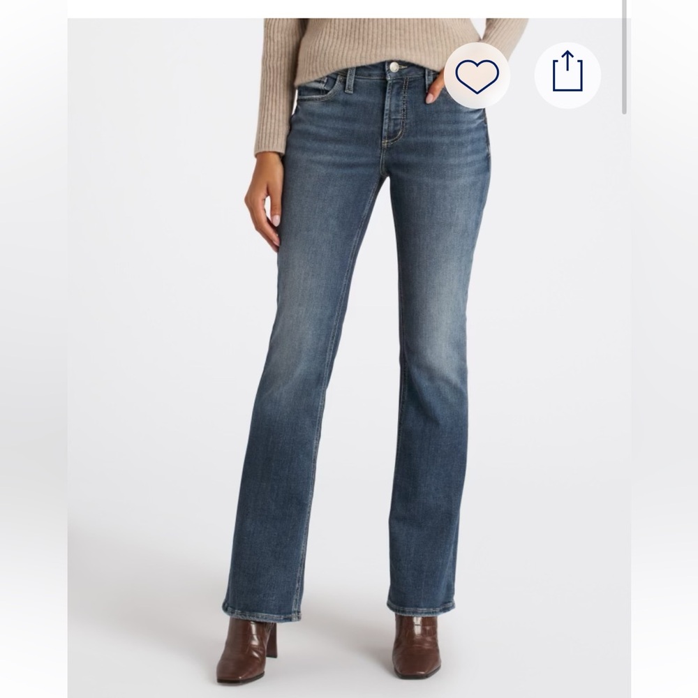 Silver Jeans Co Elyse Slim Bootcut Jean Women’s 33W/33L or 16/33L